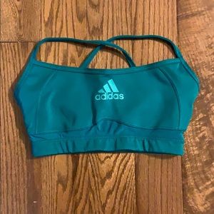Adidas climacool teal sports bra size S